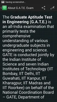 Gate Exam Preparation 2015 android App screenshot 3