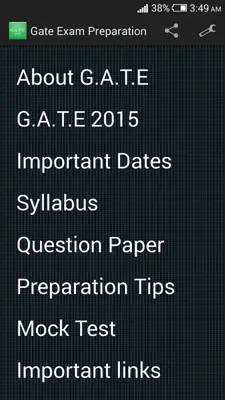 Gate Exam Preparation 2015 android App screenshot 7